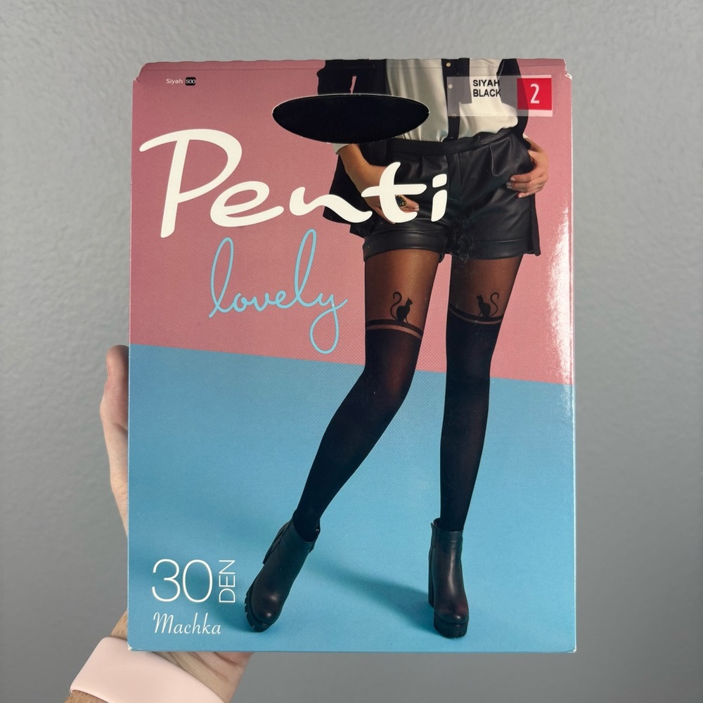 Penti Lovely 30 Denier Machka Cat Design Tights